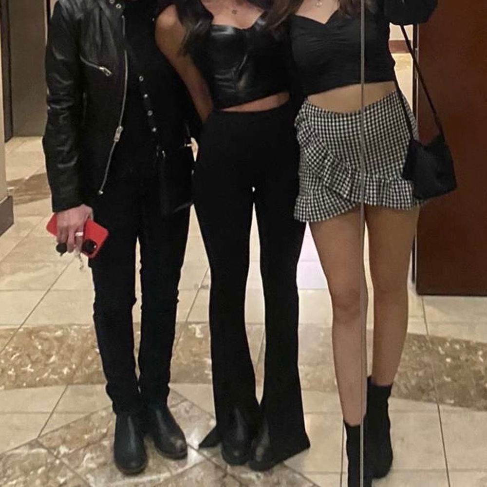 Pull And Bear Black Flared Pants - image 3